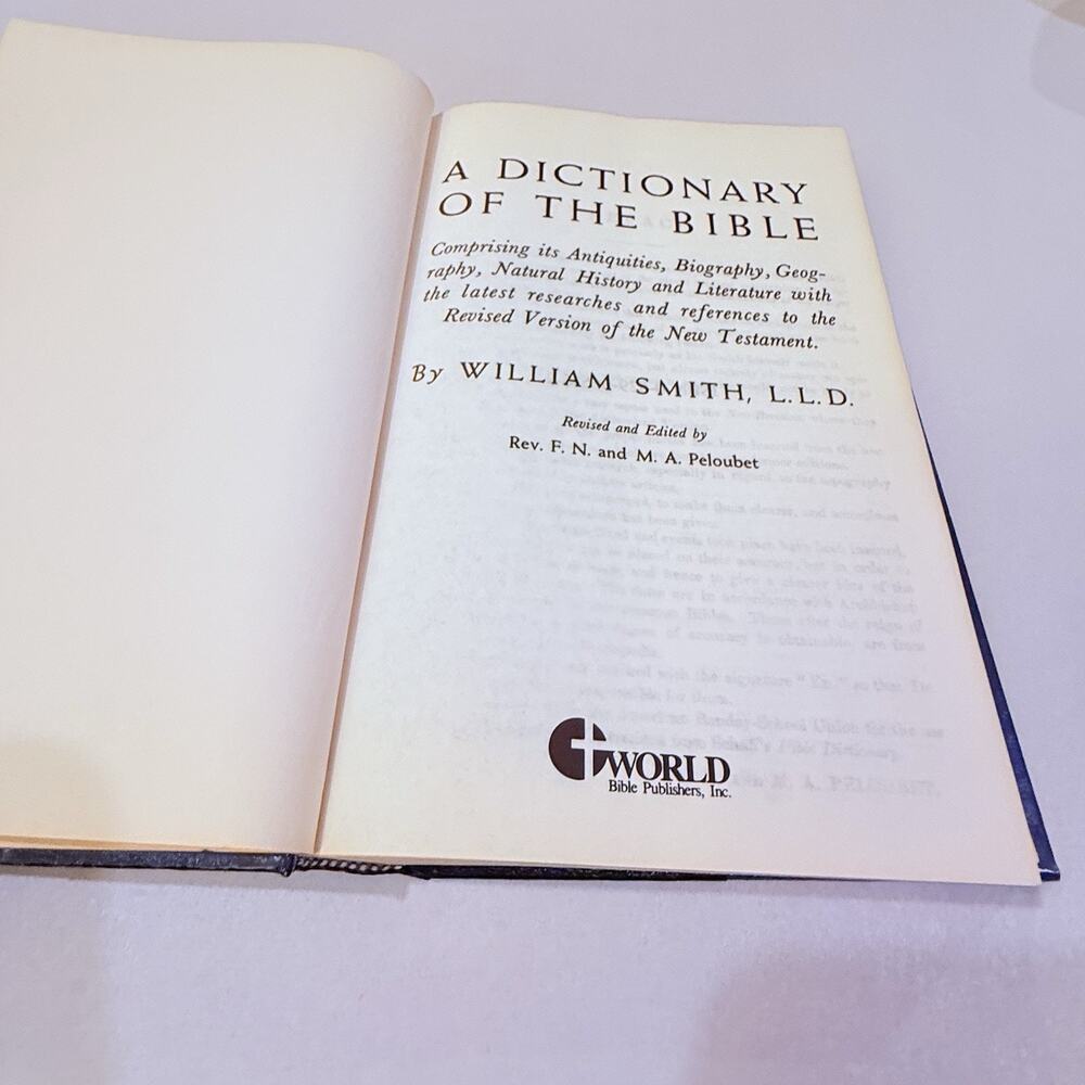 Smith’s Bible Dictionary Reference Library Edition - Picture 4 of 9